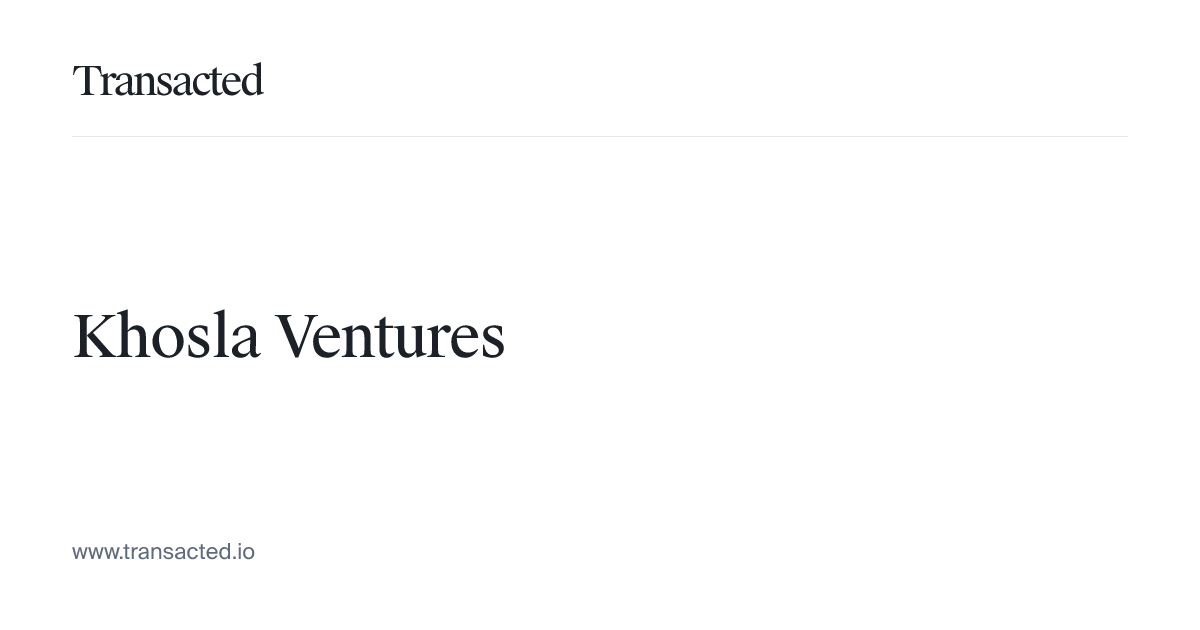 Khosla Ventures
